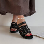 صندل هرمس نگین دار کد 141064