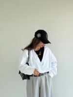 شومیز راه راه 2 تیکه کد 220615 - Image 9