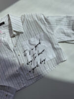 شومیز نیمتنه راه راه کد 220616 - Image 8