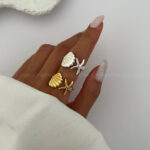 انگشتر های طرح صدف کد 310570