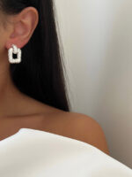 گوشواره مستطیلی کد 310565 - Image 2