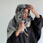 روسری طرحدار 3 گوش کد 310668