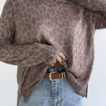 بلوز طرح پلنگی کد 200884