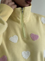 دورس نیم زیپ قلبی کد 200872 - Image 15