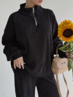 ست دورس و شلوار نیم زیپ کد 160827 - Image 5
