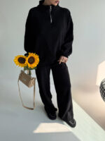 ست دورس و شلوار نیم زیپ کد 160827 - Image 6