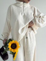 ست دورس و شلوار نیم زیپ کد 160827 - Image 2