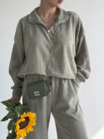 ست دورس و شلوار نیم زیپ کد 160827 - Image 8