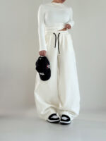 شلوار دورس بگ کمر کش بالنی کد 102027 - Image 6