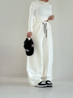 شلوار دورس بگ کمر کش بالنی کد 102027 - Image 7