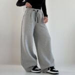 شلوار دورس بگ کمر کش بالنی کد 102027