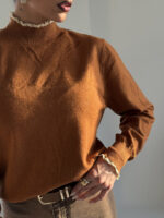 بلوز کشبافت یقه دوزی کد 200911 - Image 3