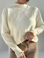 بلوز کشبافت یقه دوزی کد 200911 - Image 10