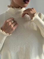 بلوز کشبافت یقه دوزی کد 200911 - Image 12