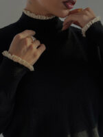 بلوز کشبافت یقه دوزی کد 200911 - Image 15