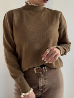 بلوز کشبافت یقه دوزی کد 200911 - Image 16