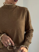 بلوز کشبافت یقه دوزی کد 200911 - Image 17