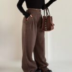 شلوار کتان کمر سگک 102017