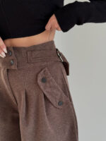 شلوار کتان کمر سگک 102017 - Image 2