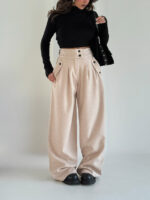 شلوار کتان کمر سگک 102017 - Image 4