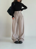 شلوار کتان کمر سگک 102017 - Image 7