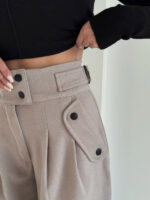 شلوار کتان کمر سگک 102017 - Image 9