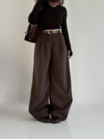 شلوار کتان کمر دوبل کد 102013 - Image 7