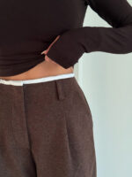 شلوار کتان کمر دوبل کد 102013 - Image 9