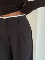 شلوار کتان کمر دوبل کد 102013 - Image 12