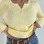 بلوز دکمه دار HENLEY کد 200918