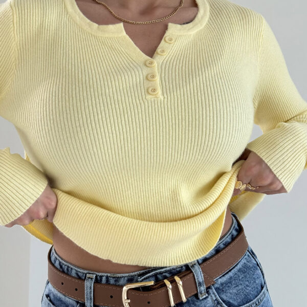 بلوز دکمه دار HENLEY کد 200918