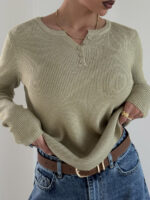 بلوز دکمه دار HENLEY کد 200918 - Image 9