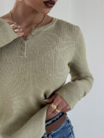 بلوز دکمه دار HENLEY کد 200918 - Image 10