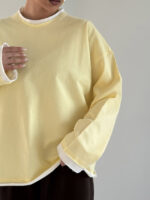 بلوز آستین بلند باکسی کد 200876 - Image 8