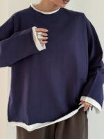 بلوز آستین بلند باکسی کد 200876 - Image 11