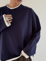 بلوز آستین بلند باکسی کد 200876 - Image 12