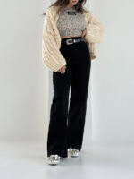 شلوار جین کمربنددار کد 101979