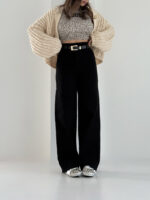 شلوار جین کمربنددار کد 101979 - Image 3