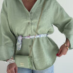 شومیز یقه هفت کد 220617