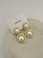 گوشواره 2 گوی کد 310592 - Image 2