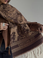 شال DIOR ریش باریک کد 310678 - Image 4