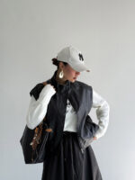 وست چرم گت دار کد 200830