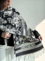 شال DIOR ریش باریک کد 310678 - Image 6