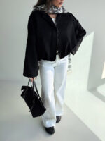 کت جیر زیپ دار کد 120373 - Image 10