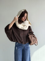 کت جیر زیپ دار کد 120373