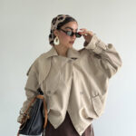 کت بارونی 2 تیکه کد 120362