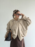 کت بارونی 2 تیکه کد 120362