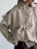 کت بارونی 2 تیکه کد 120362 - Image 4