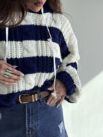 هودی نیم تنه بافت کد 200906 - Image 3