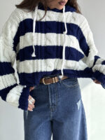 هودی نیم تنه بافت کد 200906